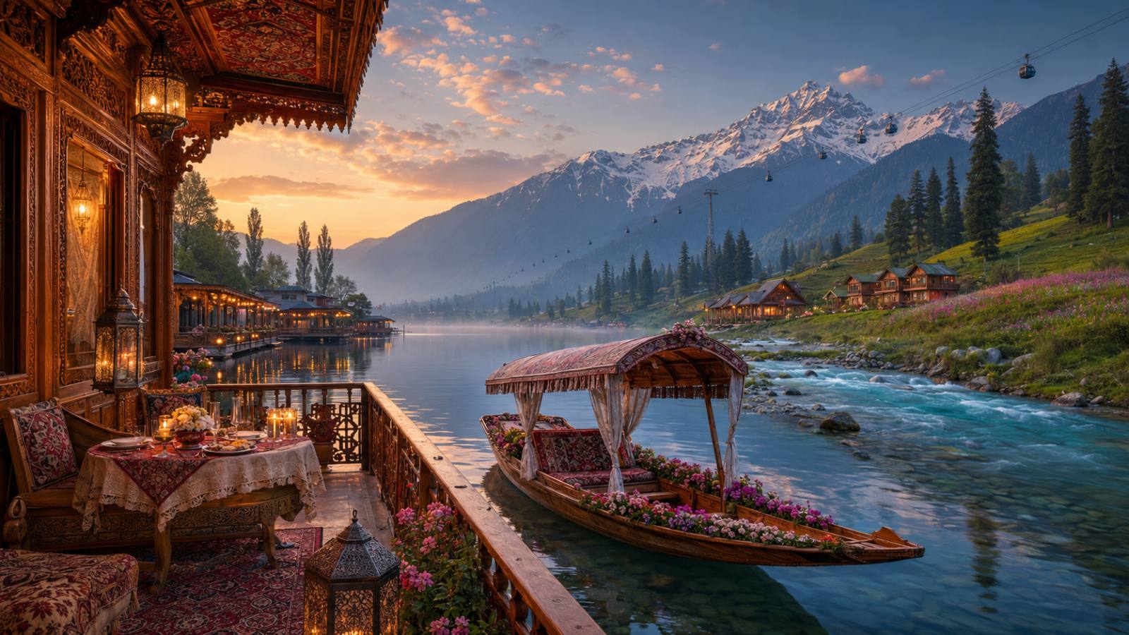 Kashmir Honeymoon: Heavenly Romance