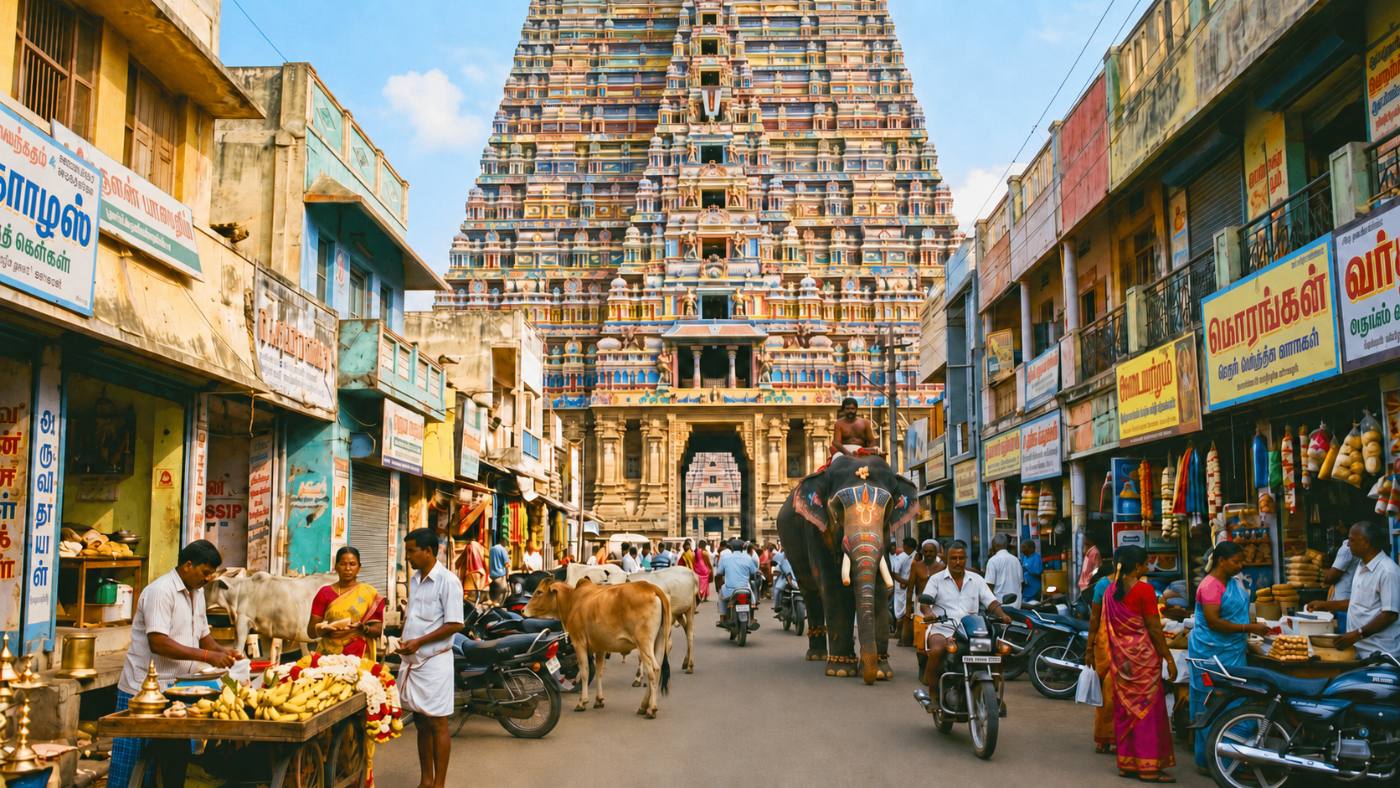 Chettinad – Trichy – Chennai